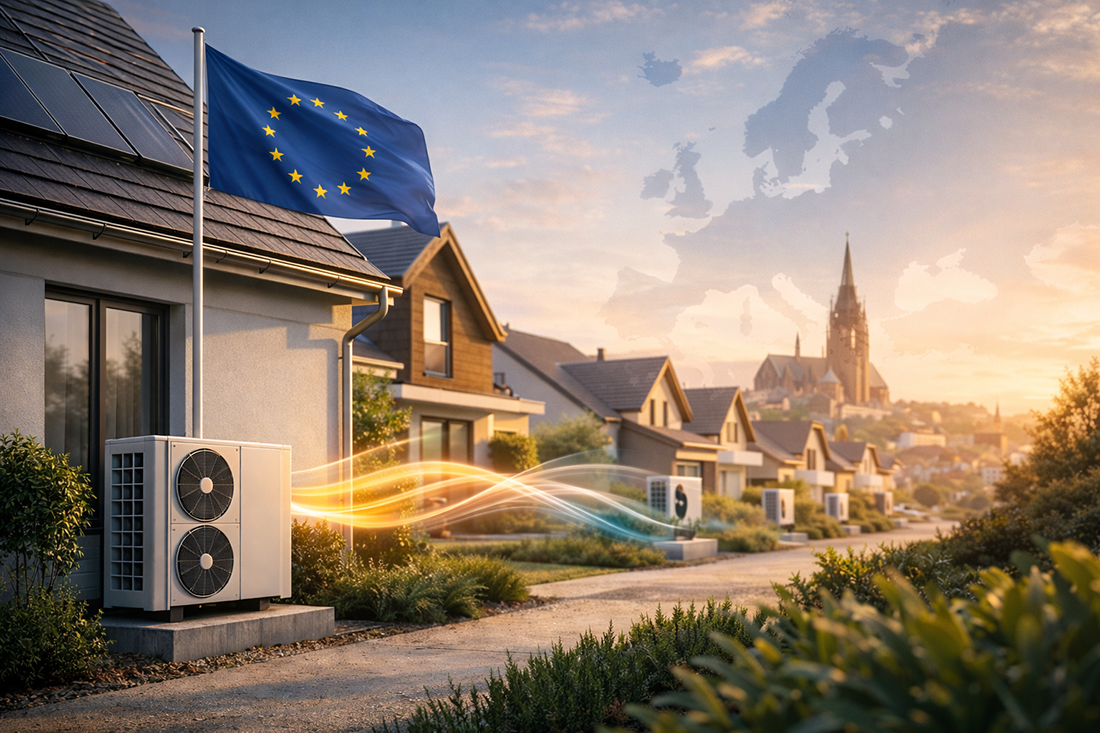Зниження витрат підтримує зростання продажів  теплових насосів у Європі
